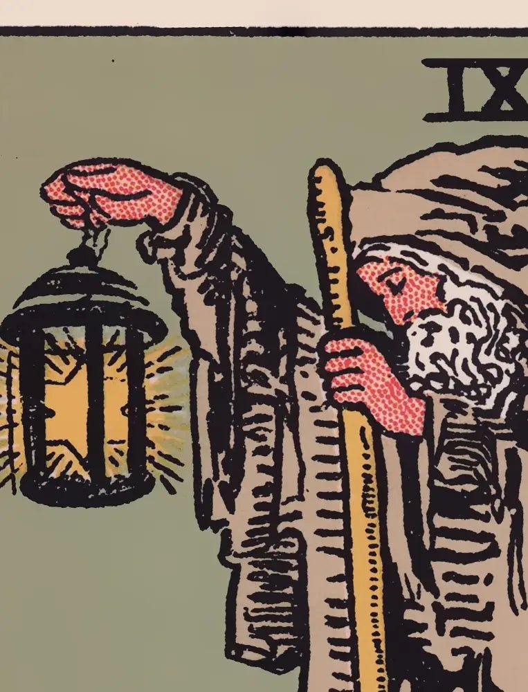 The Hermit Tarot Card Print No Frame Dorm Room Poster by My Store