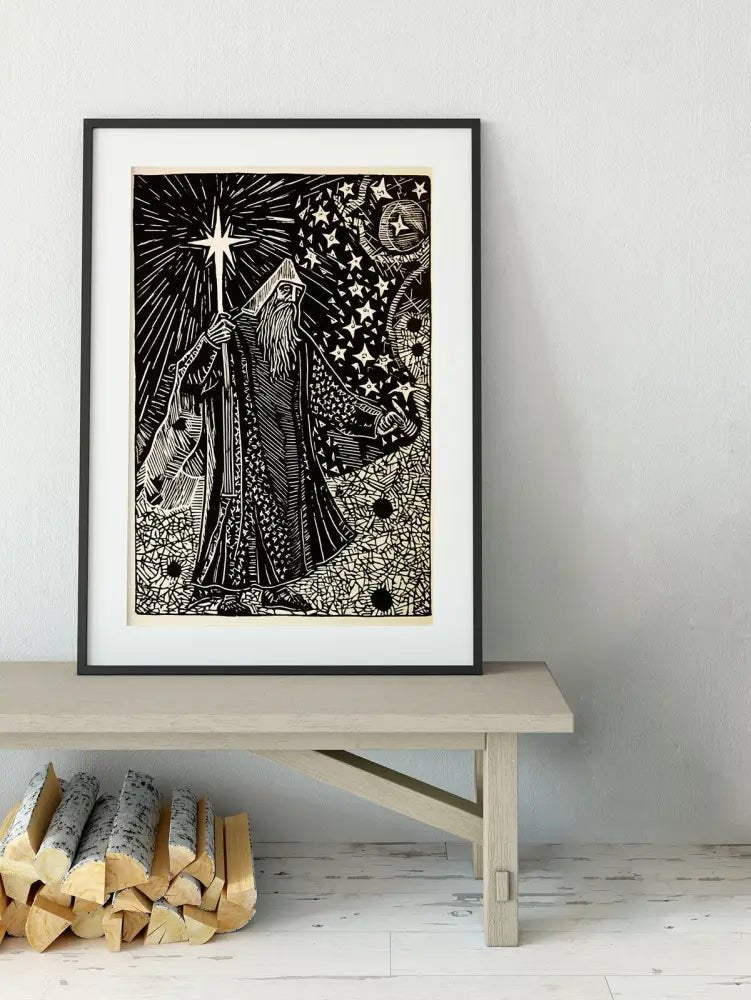 The Hermit Tarot Card Print Self Discovery Dorm Room Decor by My Store