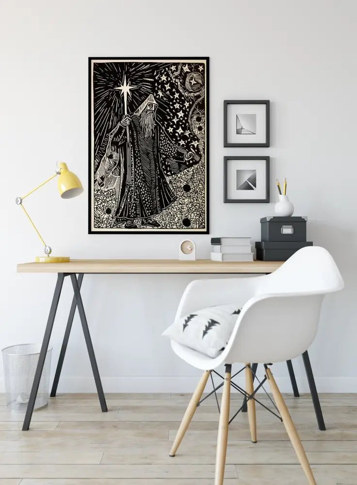 The Hermit Tarot Card Print Self Discovery Dorm Room Decor by My Store