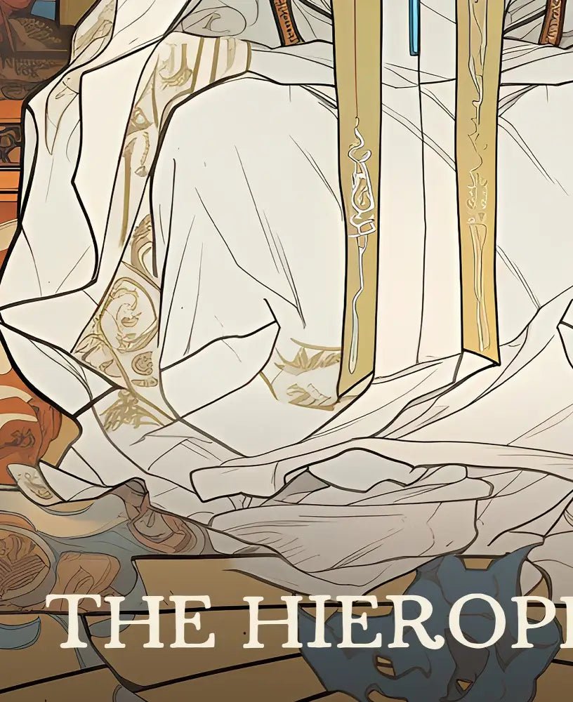 The Hierophant Tarot Card Print Elegant Poster No Frame by My Store