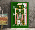 The High Priestess Tarot Card Print Bubblegum Pastel Goth Poster For Mystic Home Decor by My Store