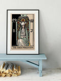 The High Priestess Tarot Card Print No Frame By Printagrams by My Store
