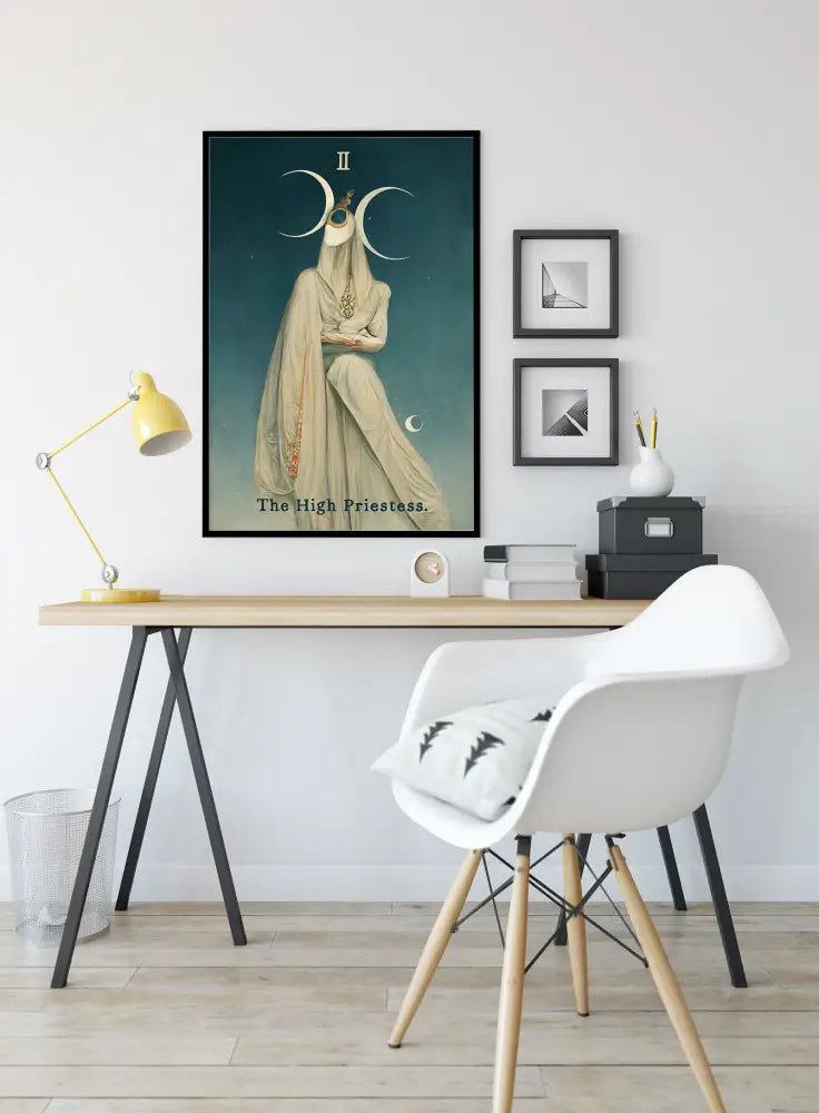 The High Priestess Tarot Card Print No Frame by My Store
