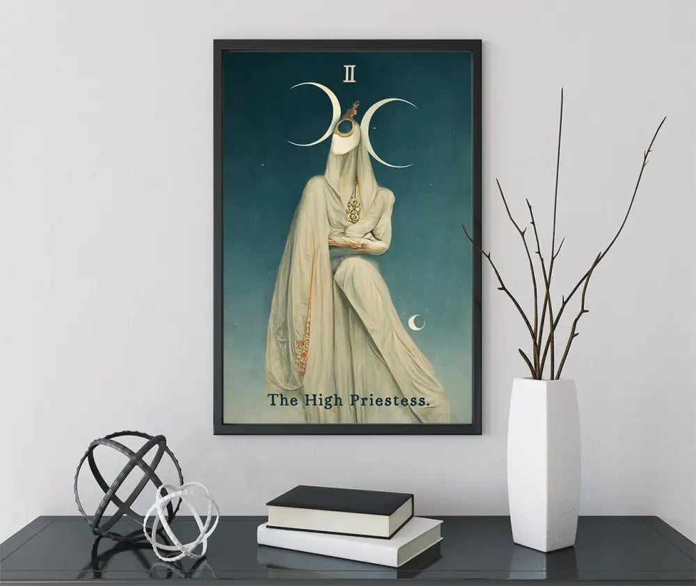 The High Priestess Tarot Card Print No Frame by My Store