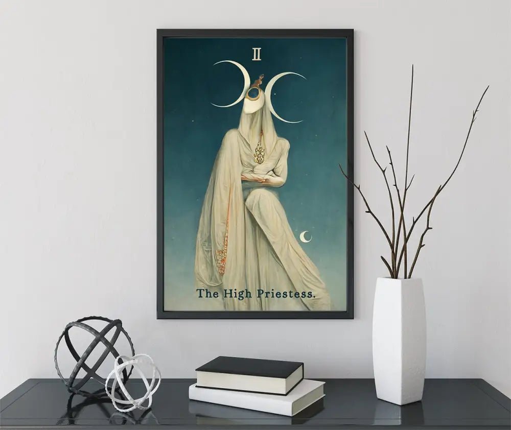 The High Priestess Tarot Card Print No Frame by My Store