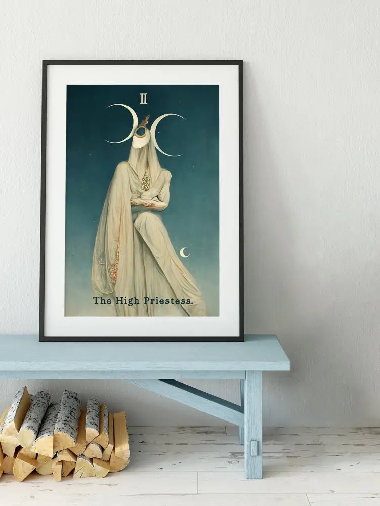 The High Priestess Tarot Card Print No Frame by My Store