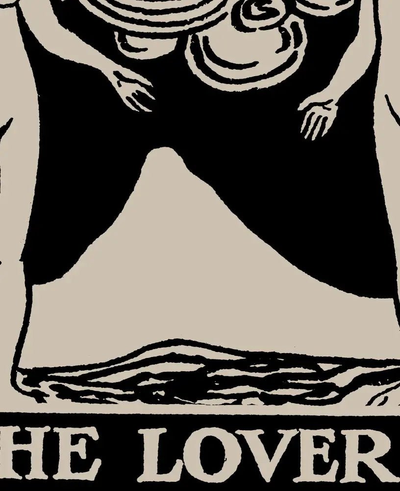 The Lovers Tarot Card Print No Frame Poster by My Store