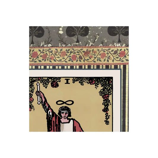 The Magician Collage - Tarot Card Print: Vintage Art Poster