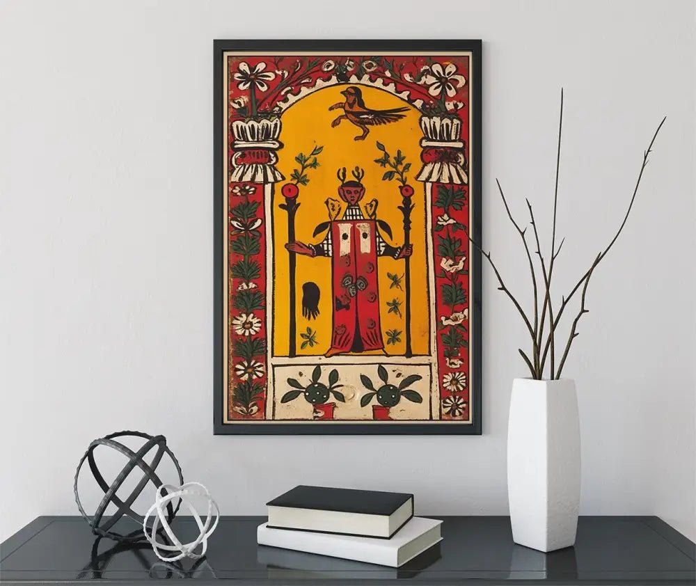 The Magician Folklore Tarot Card Print Poster No Frame by My Store
