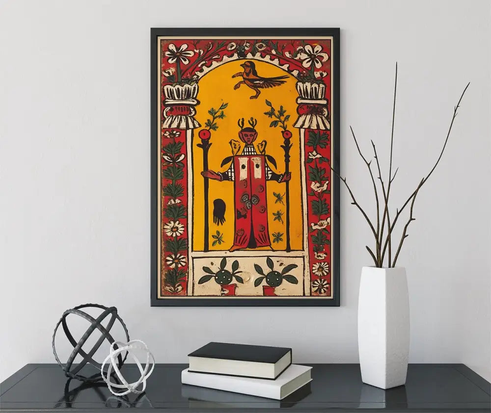 The Magician Folklore Tarot Card Print Poster No Frame by My Store