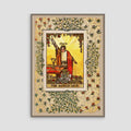The Magician Print Vintage Shabby Chic Tarot Poster Gold by My Store