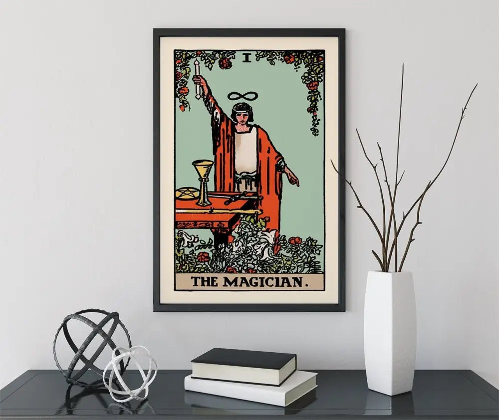The Magician Tarot Card Print Blue Sky No Frame by My Store