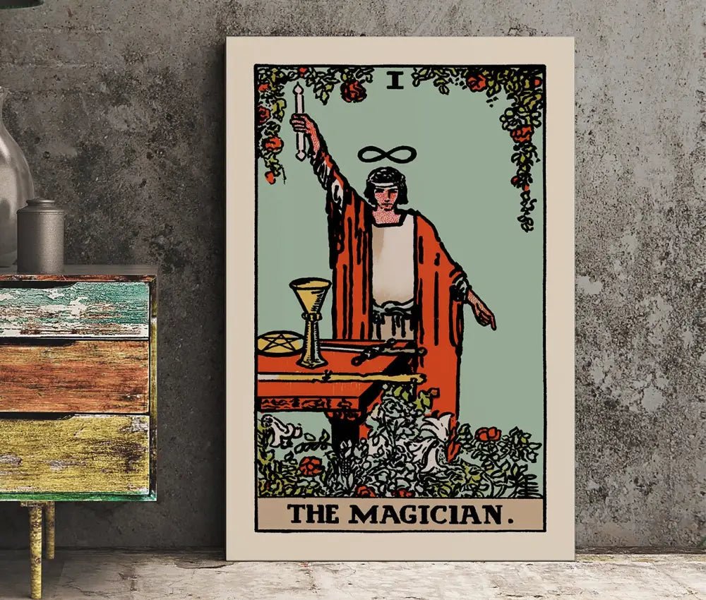 The Magician Tarot Card Print Blue Sky No Frame by My Store
