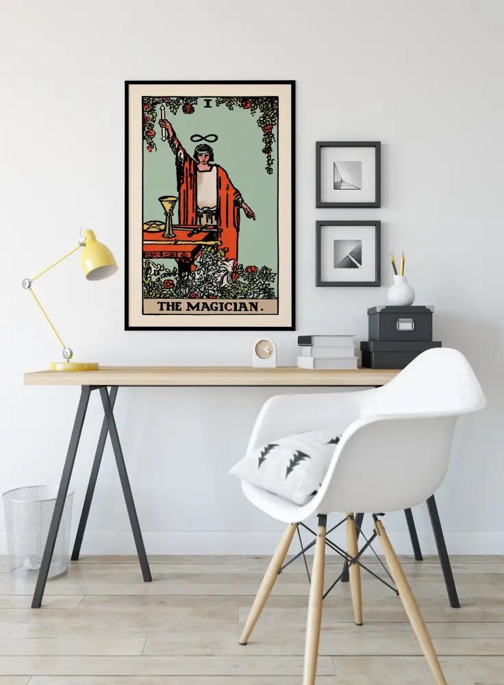 The Magician Tarot Card Print Blue Sky No Frame by My Store