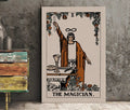 The Magician Tarot Card Print Eclectic Neutral Vibe Poster For Modern Home Decor And Wall Art by My Store