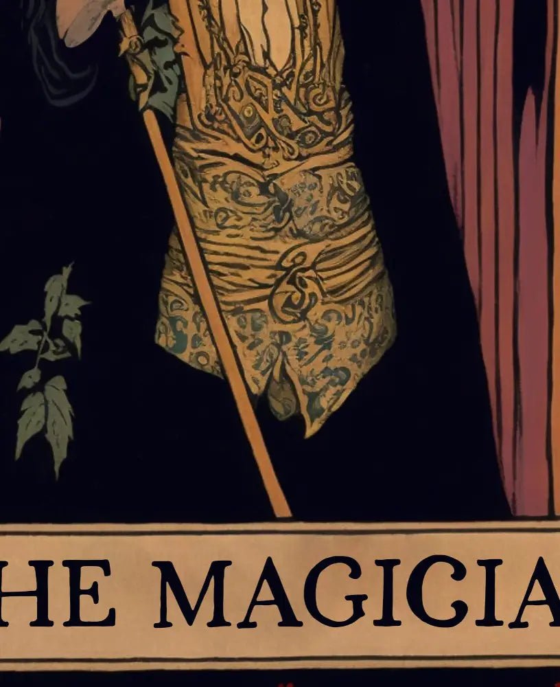 The Magician Tarot Card Print No Frame Art Poster For Elegant Wall Decor And Collectors Edition by My Store