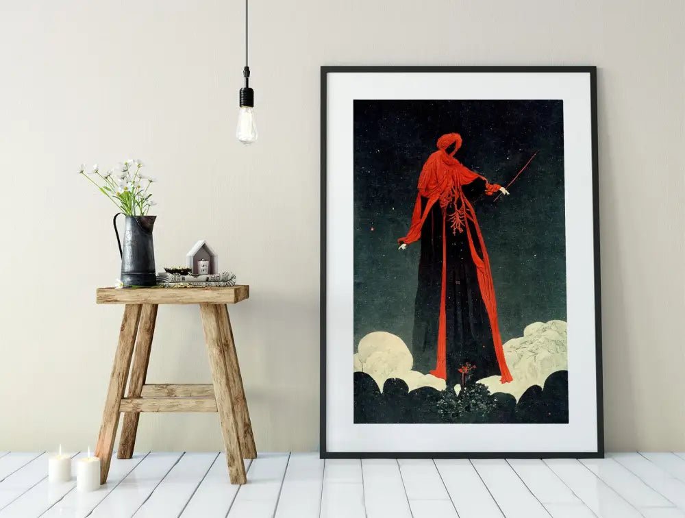 The Magician Tarot Card Print No Frame Poster Art by My Store