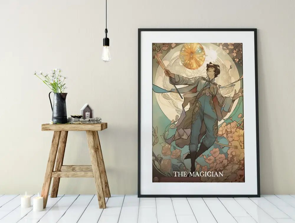The Magician Tarot Card Print No Frame Poster by My Store