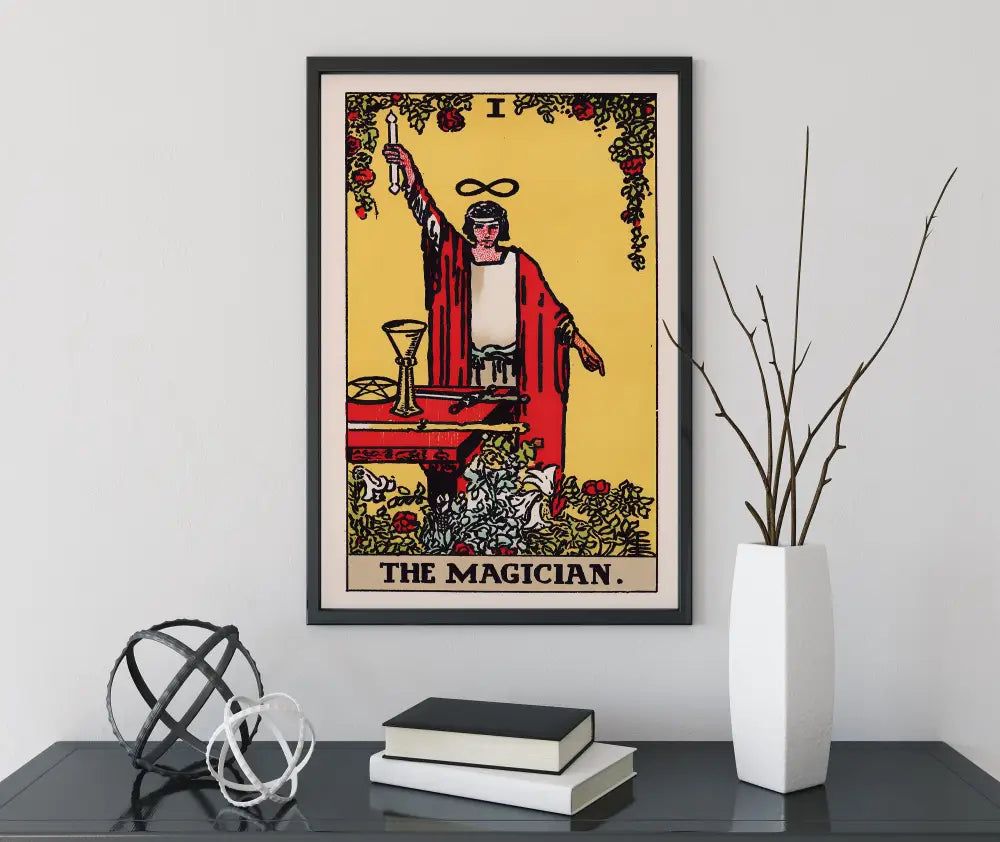 The Magician Tarot Card Print No Frame Poster by My Store