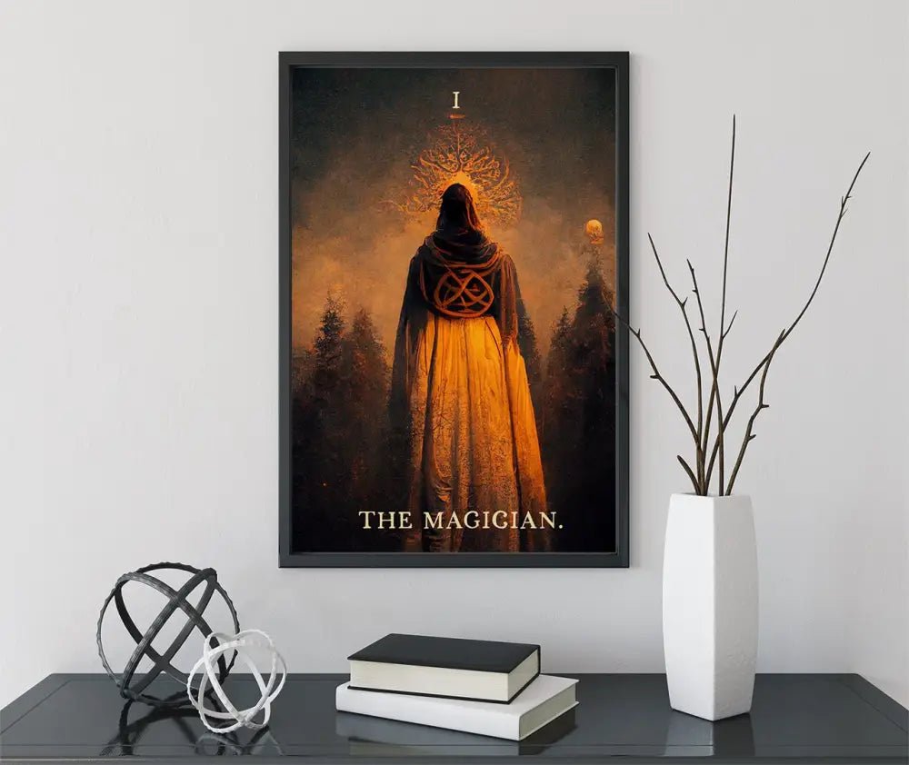 The Magician Tarot Card Print Poster Without Frame for Sophisticated Tarot Wall Art and Decor by My Store
