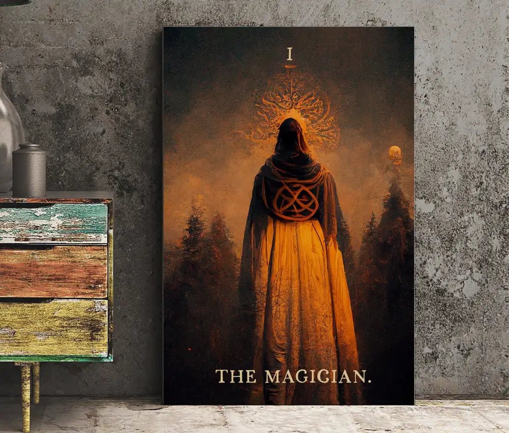 The Magician Tarot Card Print Poster Without Frame for Sophisticated Tarot Wall Art and Decor by My Store