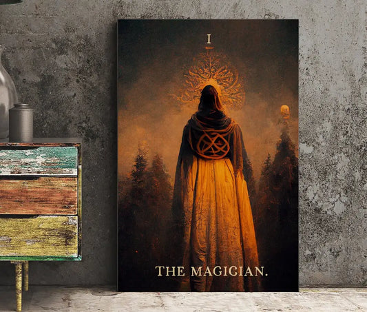 The Magician Tarot Card Print Poster Without Frame for Sophisticated Tarot Wall Art and Decor by My Store