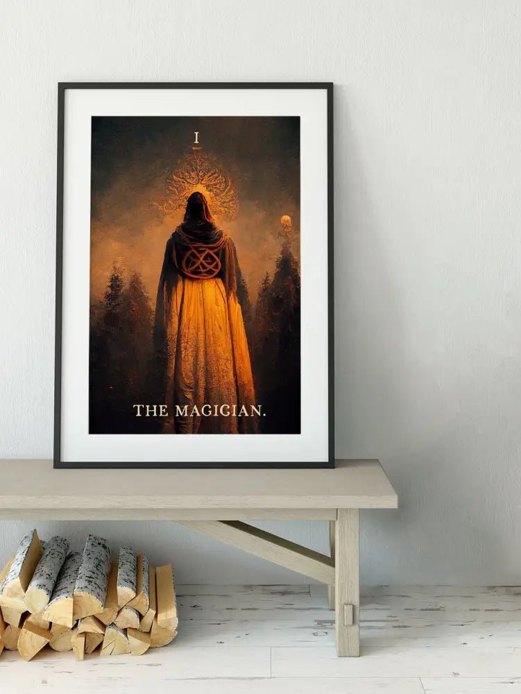 The Magician Tarot Card Print Poster Without Frame for Sophisticated Tarot Wall Art and Decor by My Store