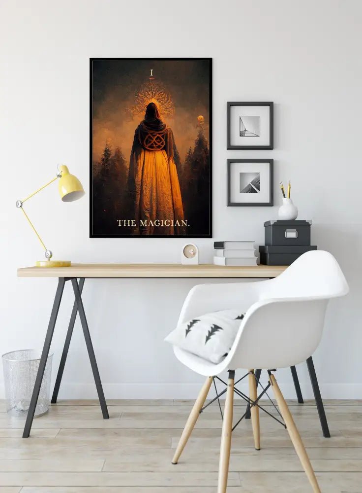 The Magician Tarot Card Print Poster Without Frame for Sophisticated Tarot Wall Art and Decor by My Store