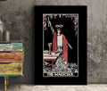 The Magician Tarot Card Three Color Print Poster No Frame Wall Art For Tarot Lovers by My Store