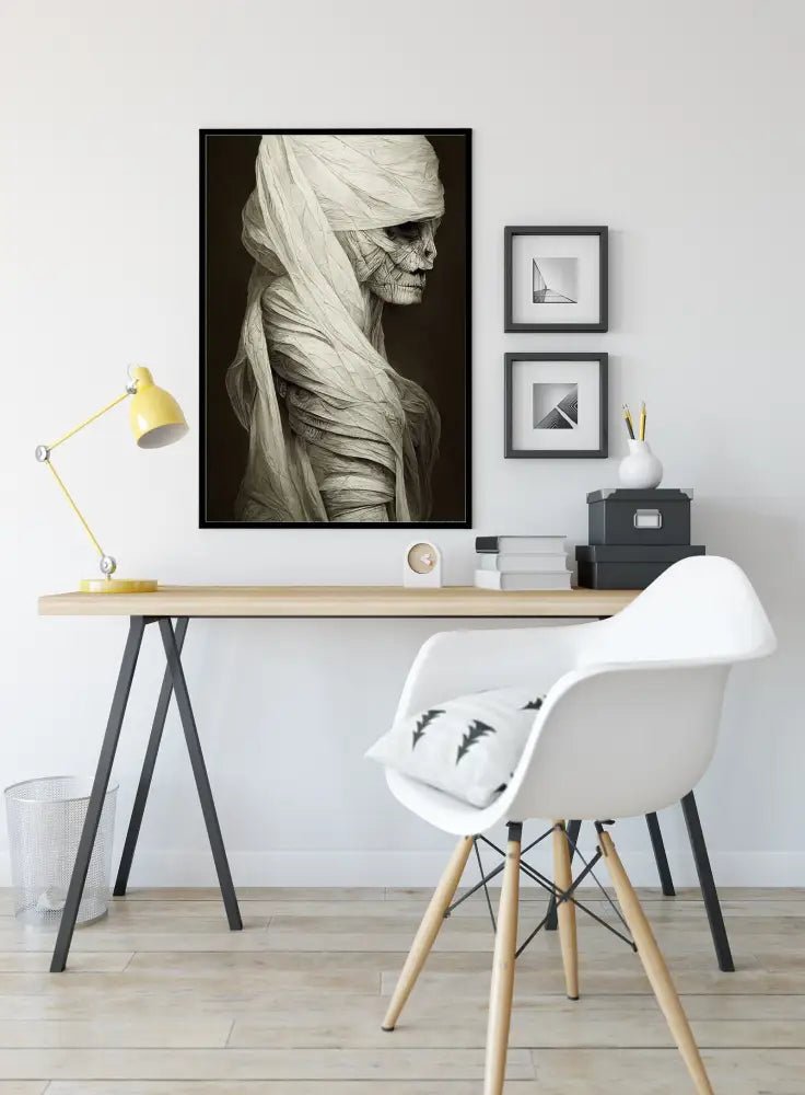 The Mummy Print Unframed Classic Monsters Halloween Art No Frame Poster For Spooky Home Decor by My Store