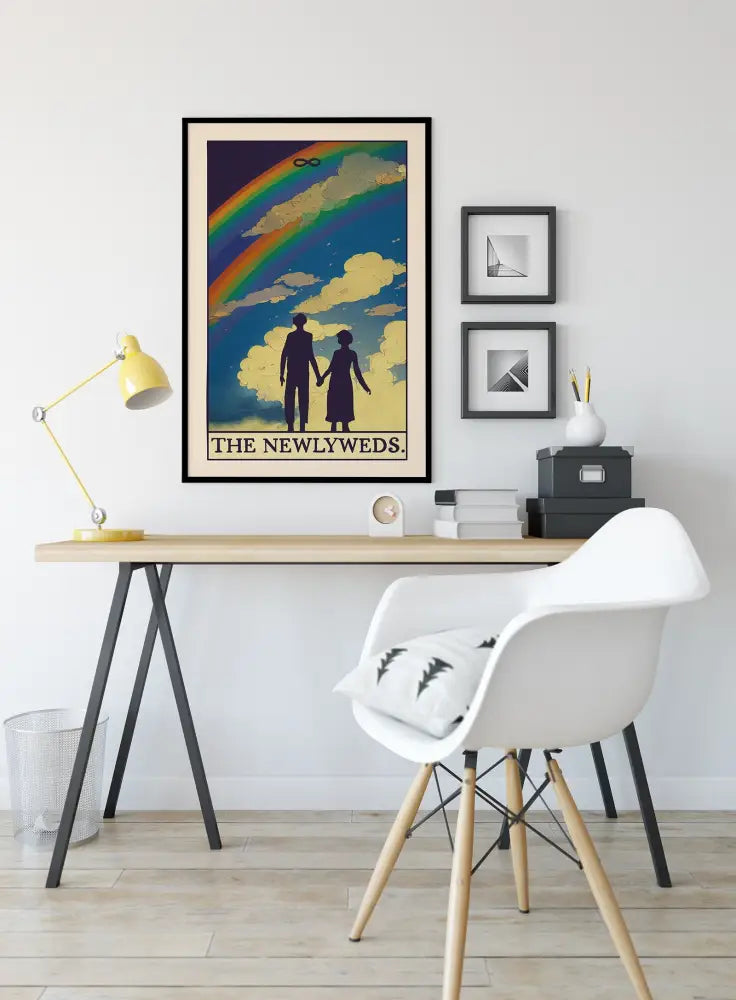 The Newlyweds Tarot Card Print Poster No Frame by My Store