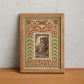The Queen Of Pentacles Vintage Shabby Chic Tarot Poster Nouveau Card Print On Premium Matte Paper by DesignBohemian