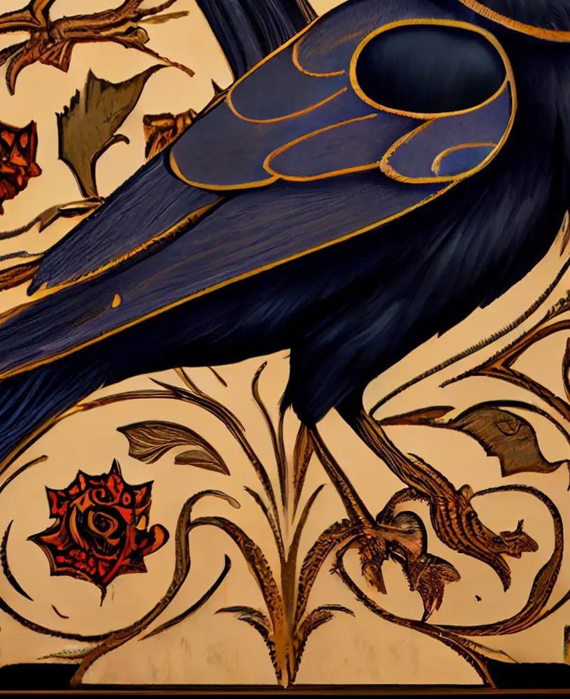 The Ravens Poster No Frame AI Enhanced Artwork For Elegant Living Spaces With Original Prompts by My Store