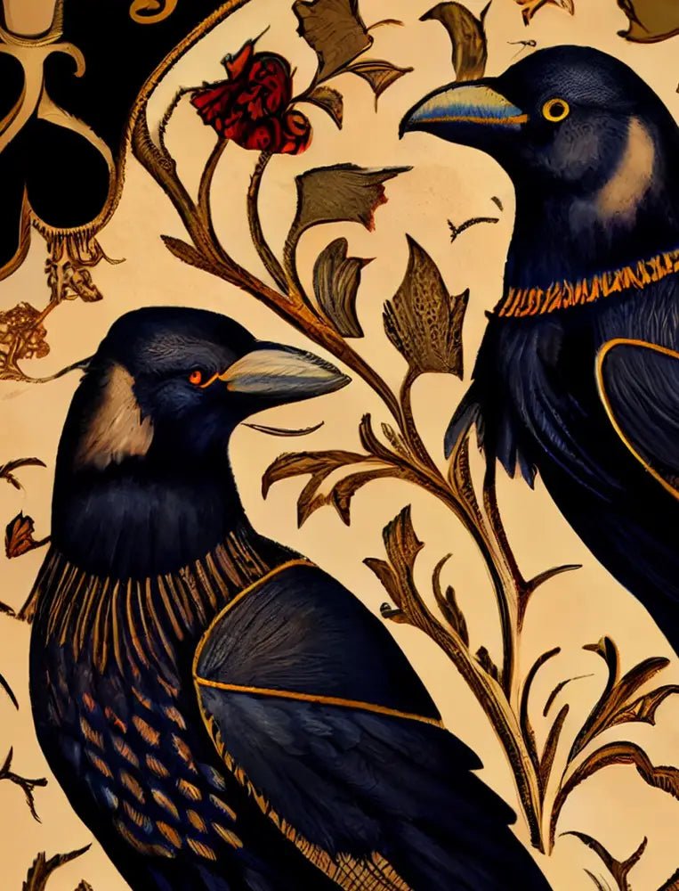 The Ravens Poster No Frame AI Enhanced Artwork For Elegant Living Spaces With Original Prompts by My Store