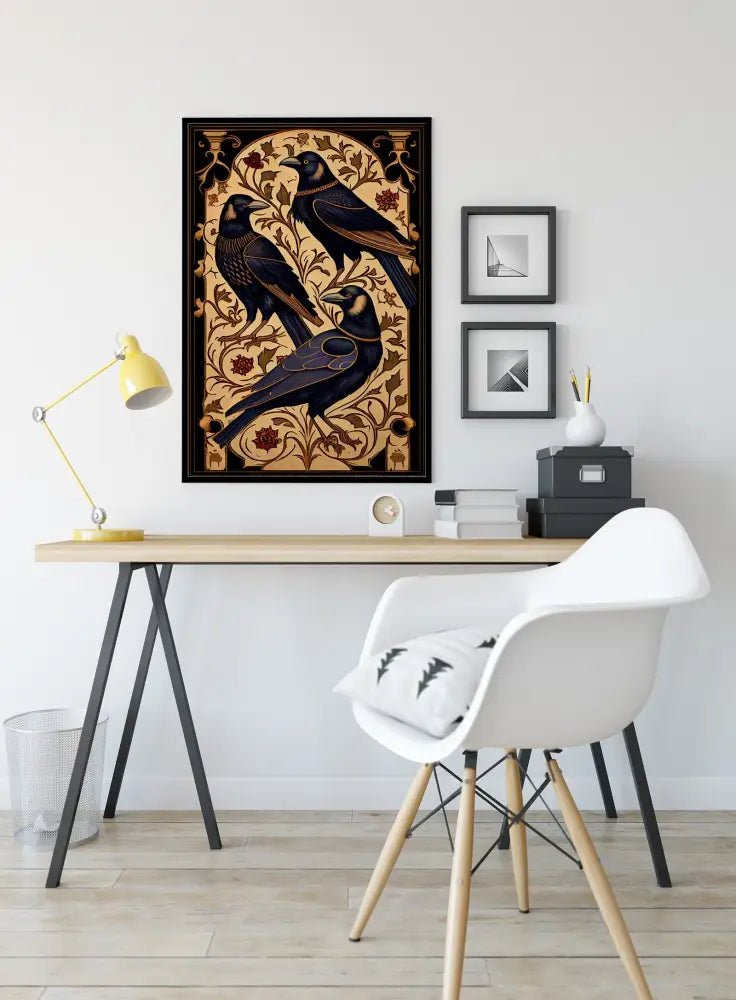 The Ravens Poster No Frame AI Enhanced Artwork For Elegant Living Spaces With Original Prompts by My Store