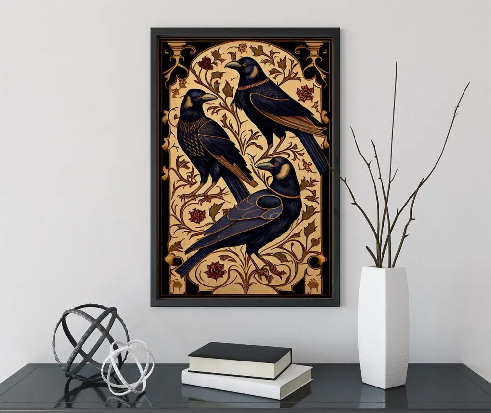 The Ravens Poster No Frame AI Enhanced Artwork For Elegant Living Spaces With Original Prompts by My Store
