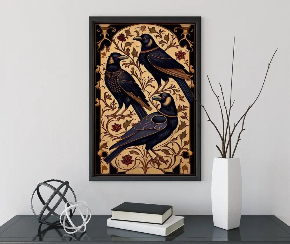 The Ravens Poster No Frame AI Enhanced Artwork For Elegant Living Spaces With Original Prompts by My Store