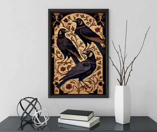The Ravens Poster No Frame AI Enhanced Artwork For Elegant Living Spaces With Original Prompts by My Store