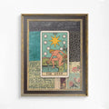 The Star Collage - Tarot Card Print: The Star, Vintage Art Poster