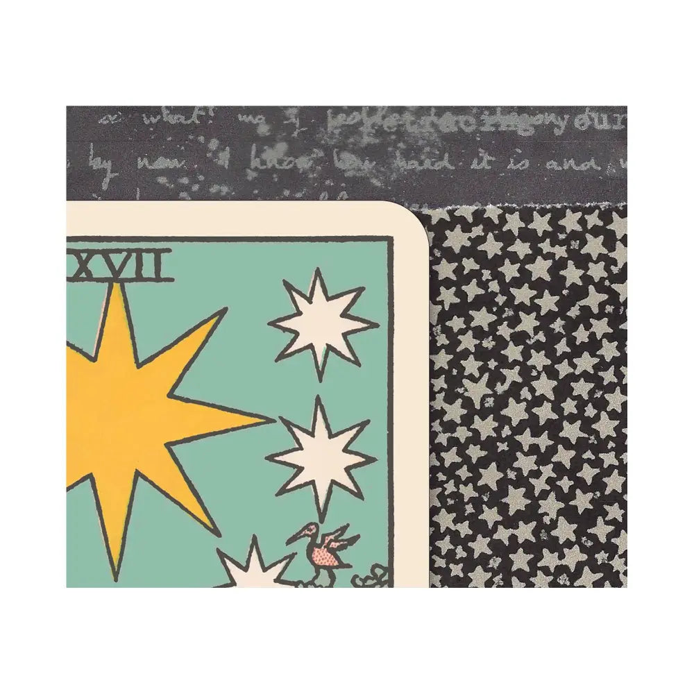 The Star Collage - Tarot Card Print: The Star, Vintage Art Poster