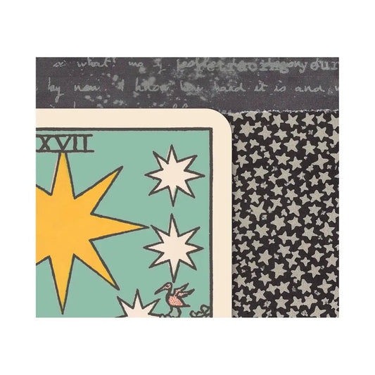 The Star Collage - Tarot Card Print: The Star, Vintage Art Poster