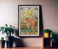 The Star Painted Tarot Card Print No Frame Poster by My Store