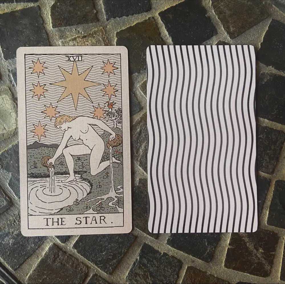 The Star Tarot Card Print No Frame Neutral Vibe Poster by My Store