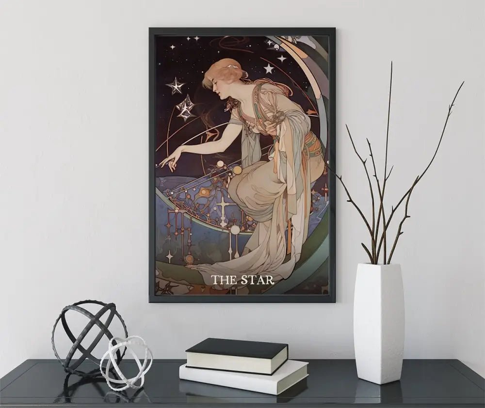 The Star Tarot Card Print No Frame by My Store