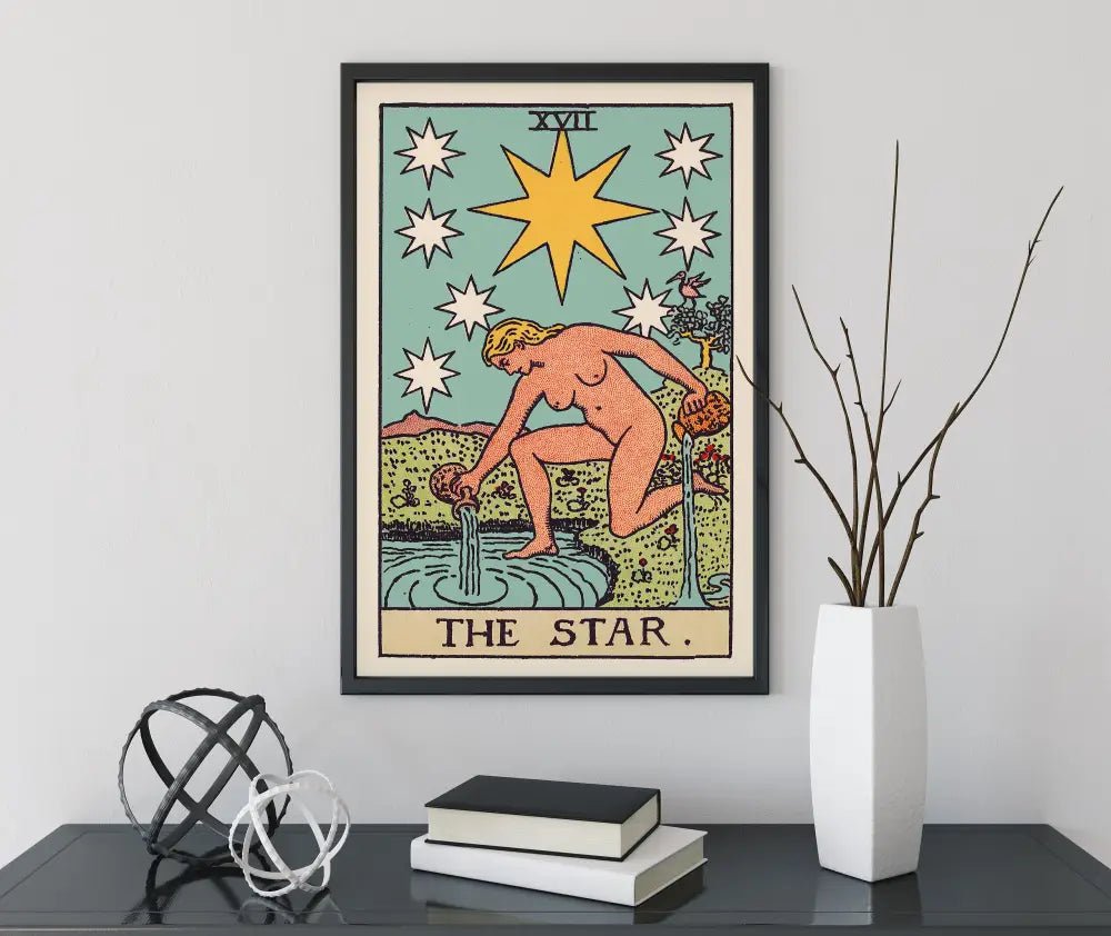The Star Tarot Card Print Poster No Frame by My Store
