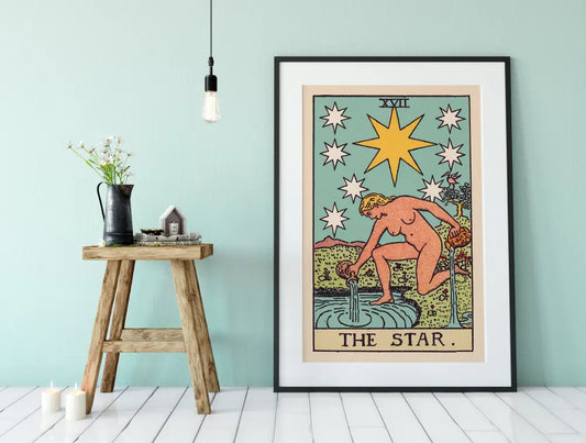 The Star Tarot Card Print Poster No Frame by My Store