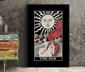 The Sun Tarot Card Poster Three Color Print No Frame Wall Art For Tarot Lovers Home Decor by My Store