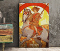 The Sun Tarot Card Print No Frame Poster Unframed Wall Art For Positive Energy And Inspiration by My Store