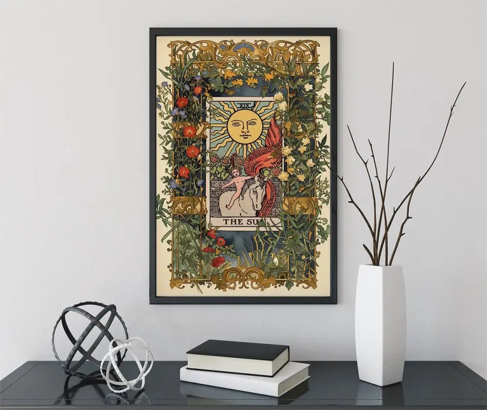 The Sun Tarot Card Print No Frame by My Store