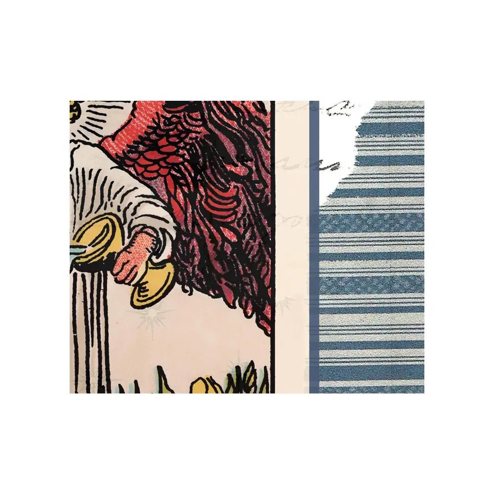 The Temperance Collage - Tarot Card Print: Vintage Art Poster